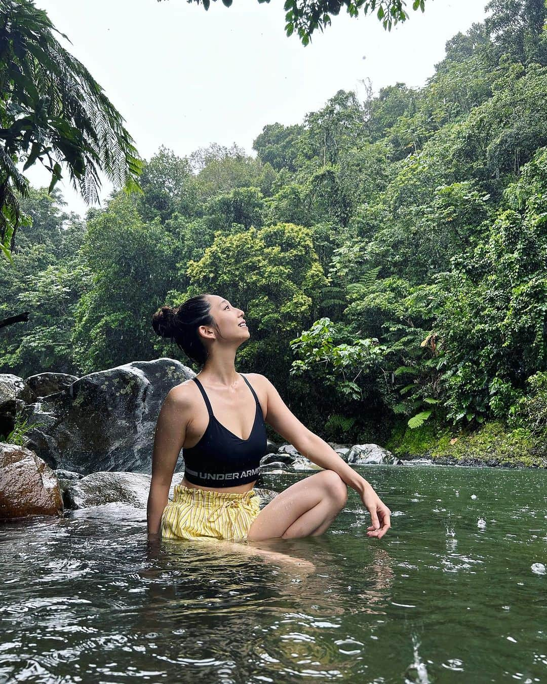 小泉麻耶のインスタグラム：「夏の思い出🏝️ 今年は泳げるようになりました👐🏻 I can swim in the sea 😎  #summer #vacation #puertorico」