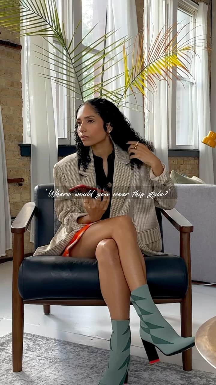 のインスタグラム：「#Ad | I had so much fun discussing the details behind why I love the Tara Boot Hi and how one could go about styling it. @unitednude ‘s boots can make anyone feel like an it girl 💅🏽✨ #sponsored #unitednude #aw23   Code for $ off: ‘Francesca10’」