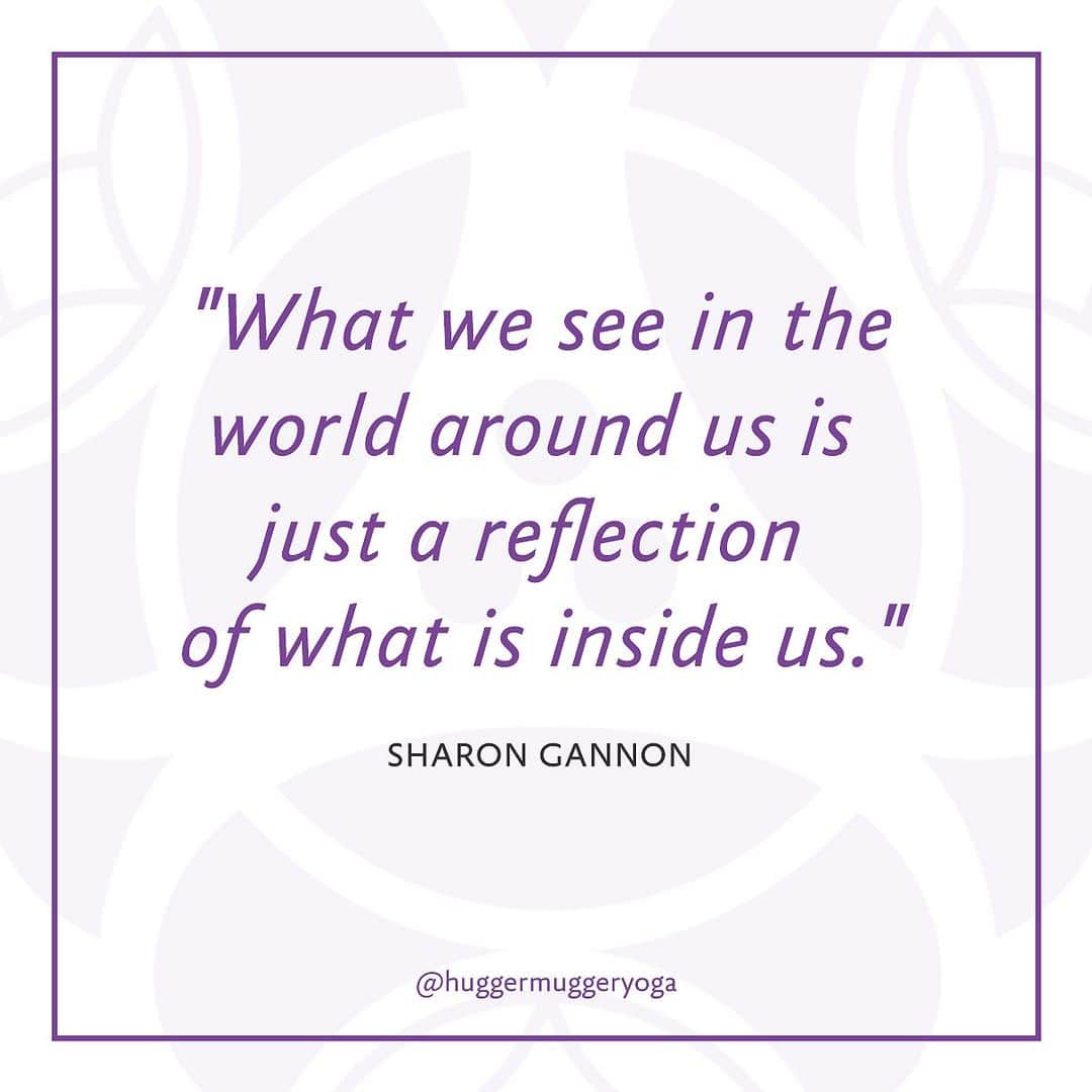 ハガーマガーのインスタグラム：「“What we see in the world around us is just a reflection of what is inside us.” – Sharon Gannon」