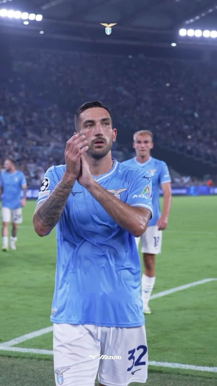 SSラツィオのインスタグラム：「💫 UCL vibes   #LazioAtleti #CMonEagles 🦅」