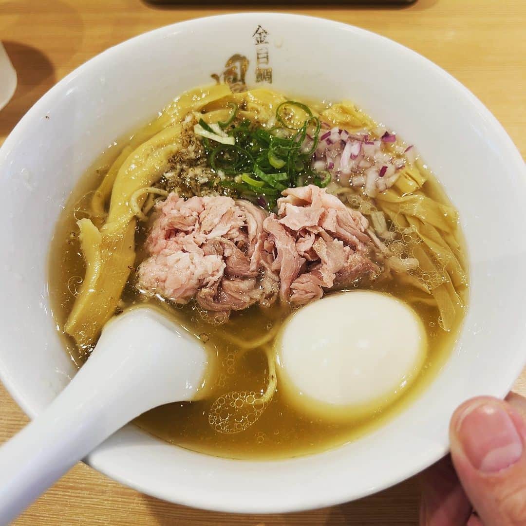 本城聡章さんのインスタグラム写真 - (本城聡章Instagram)「#金目鯛らぁ麺 食べました🍜😋」9月21日 8時19分 - honjo