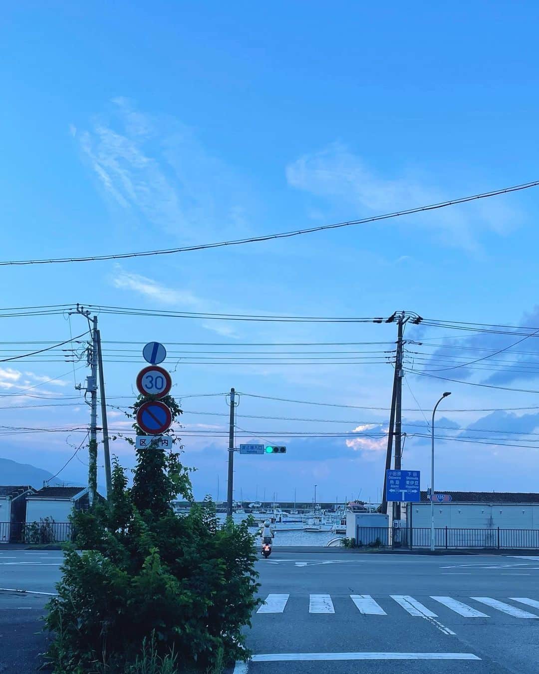 さんのインスタグラム写真 - (Instagram)「夕暮れに染まる街。  #伊東市 #伊東の暮らし #伊東のいいとこ #わたしといとうと #海 #海のある生活  #ito #izu #sea #sealife #japanview」9月21日 8時47分 - fujimoriai