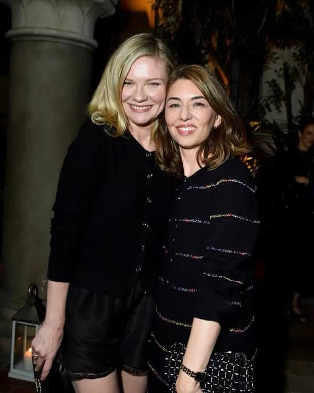 キルスティン・ダンストのインスタグラム：「What a fun evening celebrating Sofia’s new book! @sofiacoppola 💕」