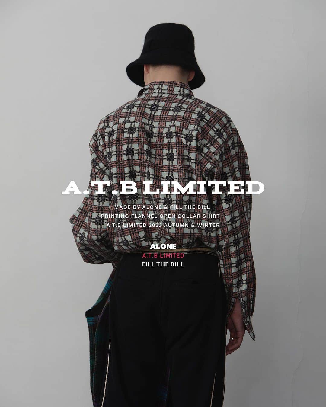 フィル ザ ビルのインスタグラム：「NEW ARRIVAL  season / 2023aw men's item / A.T.B PRINT NEL SHIRT  @aloneincと共同制作しましたプリントネルシャツです。 互いが好きなKIDS VINTAGEの世界観に取り憑かれたコレクション。 是非、店頭・ONLINE STOREにてご覧ください。  #fillthebill #fillthebill_mercantile」