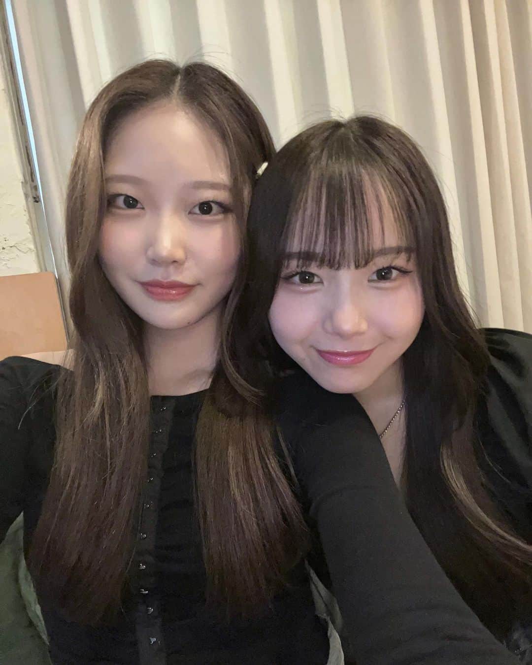 のインスタグラム：「やっとーー!!!きょかちゃん🖤🖤 真っ黒2人でした👶🏻」