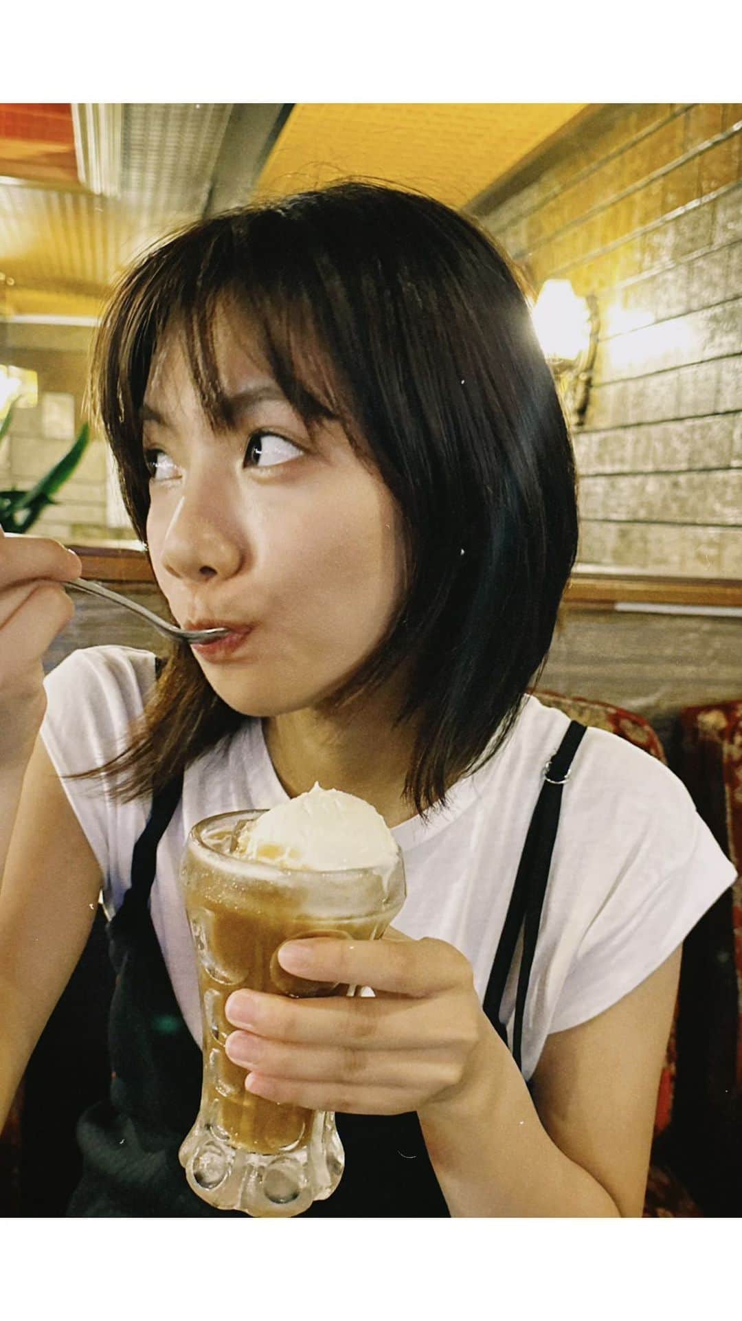 矢野優花のインスタグラム：「@nana_takashima_tpd とお茶しました🤍」