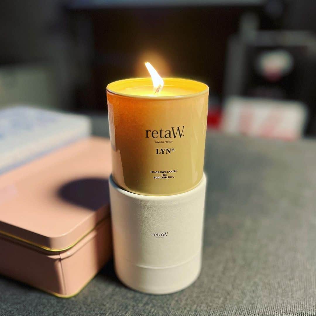 藤原ヒロシのインスタグラム：「新しい香り、LYN*. @retawtokyo」