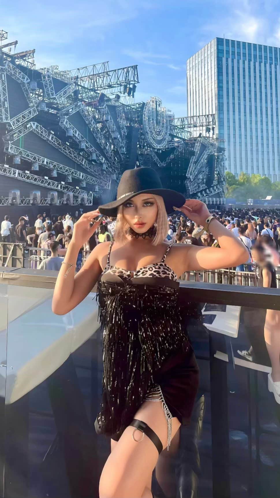 きぃぃりぷのインスタグラム：「当日決めた割に適応力強め🖤」