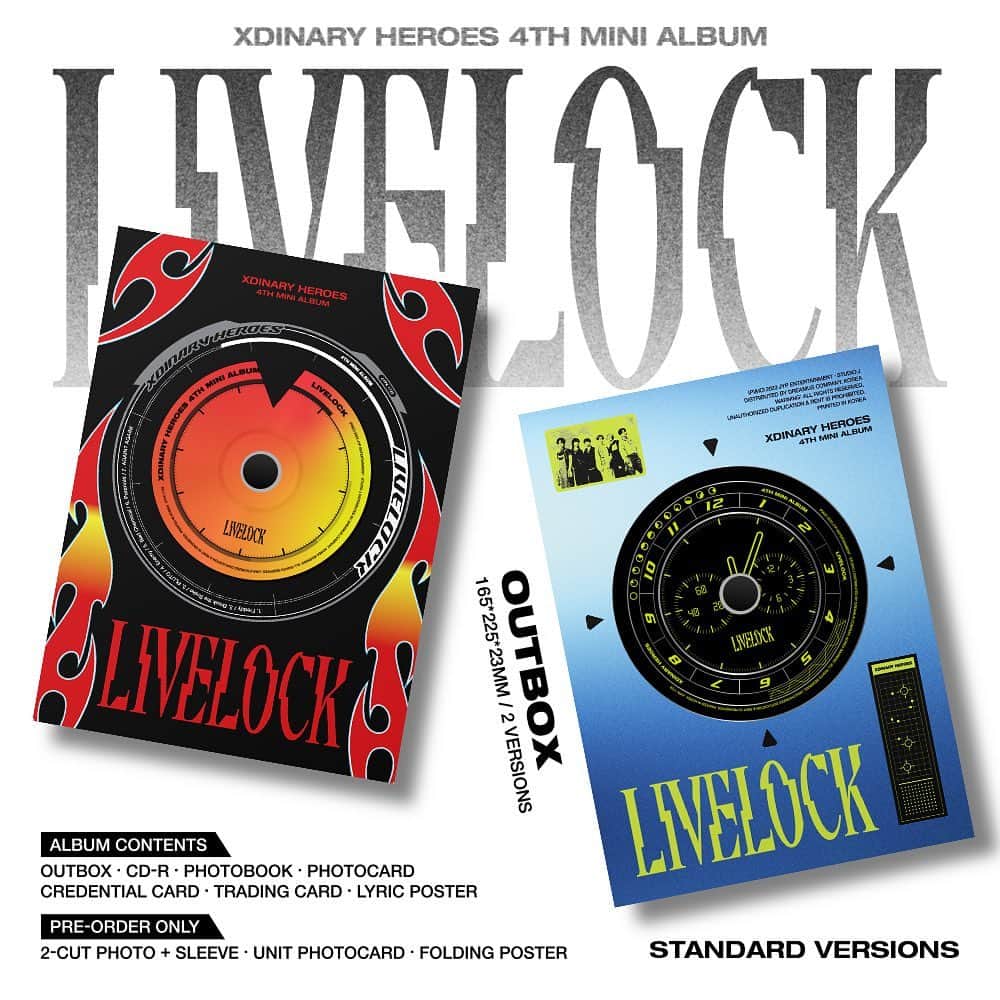 JYPエンターテインメントさんのインスタグラム写真 - (JYPエンターテインメントInstagram)「⠀  Xdinary Heroes <Livelock> Album User Guide & Pre-Order  🔐Standard ver.  ALBUM RELEASE🔻 2023.10.11 6PM (KST)  #XdinaryHeroes #엑스디너리히어로즈 #Livelock #WE_ARE_ALL_HEROES #JYP」9月21日 11時52分 - jypentertainment