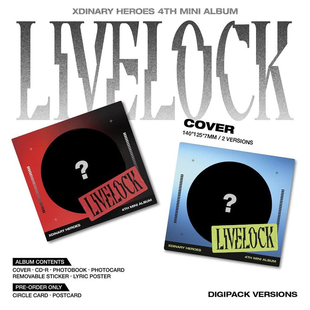 JYPエンターテインメントのインスタグラム：「⠀  Xdinary Heroes <Livelock> Album User Guide & Pre-Order  🔐Digipack ver.  ALBUM RELEASE🔻 2023.10.11 6PM (KST)  #XdinaryHeroes #엑스디너리히어로즈 #Livelock #WE_ARE_ALL_HEROES #JYP」