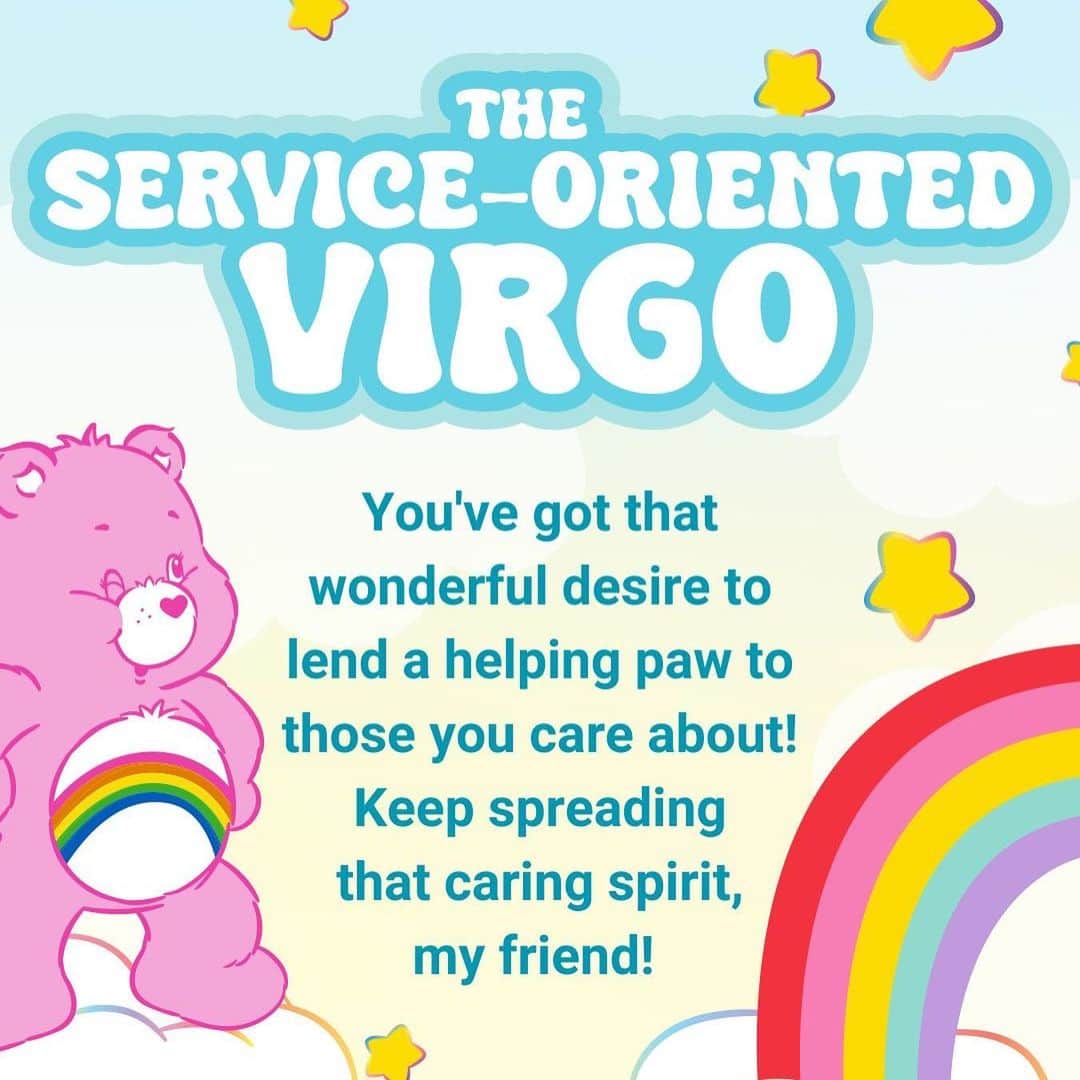 SHEINのインスタグラム：「Virgo vibes with a Care Bear twist! 💖🌟✨ These traits aren't just in the stars; they're in our hearts. Tab the filter tab to see which Care Bear do you connect with most?  #SHEINxCareBears #SHEINcollabs #CareBears」