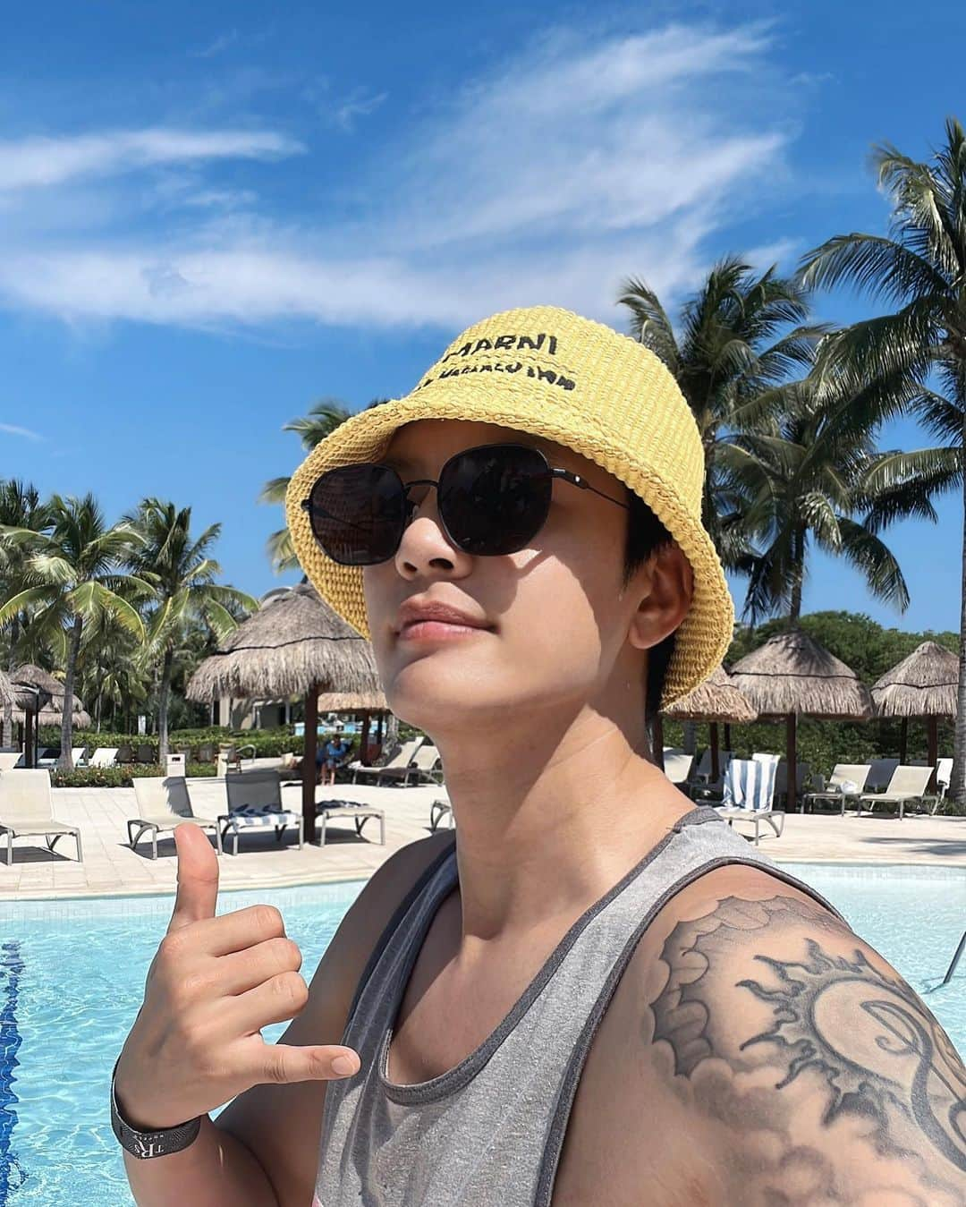 SE7ENのインスタグラム：「#cancun☀️🌴」