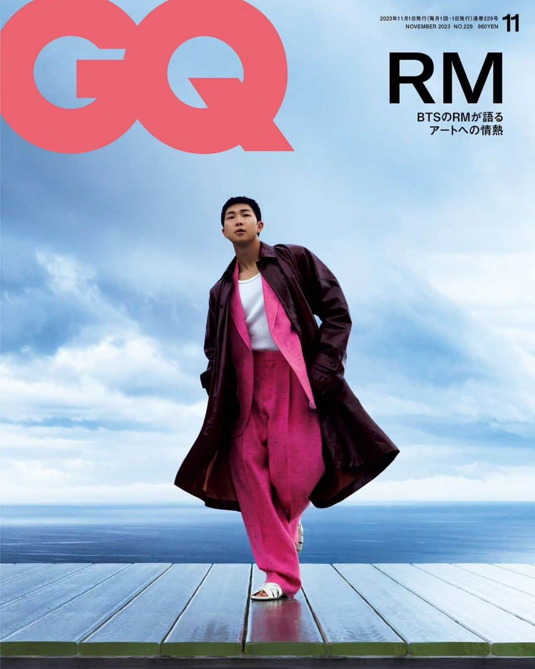 RMさんのインスタグラム写真 - (RMInstagram)「@gqjapan cover w/ Hiroshi Sugimoto #BottegaVeneta」9月21日 14時04分 - rkive