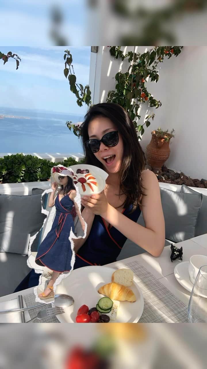 森理世のインスタグラム：「Afternoon 🌊」