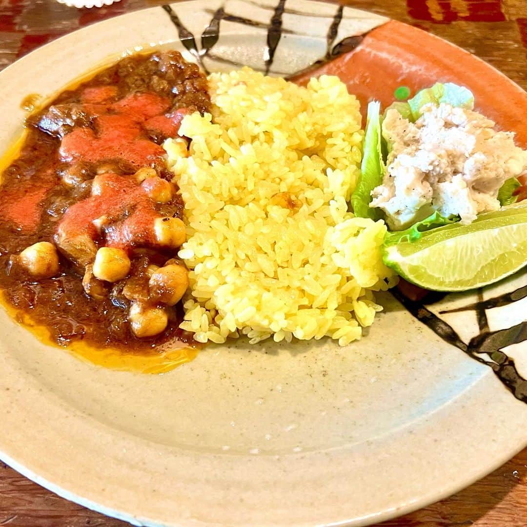 松尾貴史のインスタグラム：「これが高知「カフェ・クレオール」名物、アフリカンカレー（小）です。」