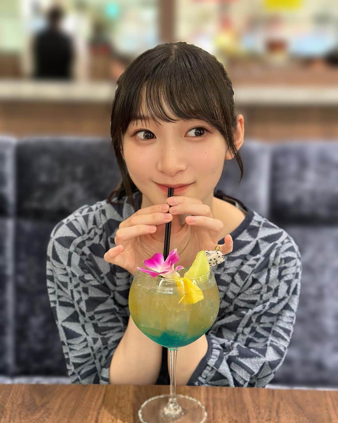 のインスタグラム：「♡  Mgさんに 写真ないよーって嘆いたら これありますよって言われました😂  #オシャレドリンク #カフェ」