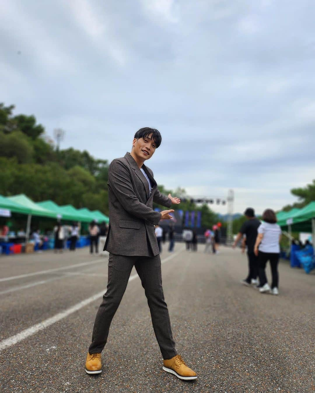 キム・テホンのインスタグラム：「송호대학교 대동제😍 #송호대학교#연기과」