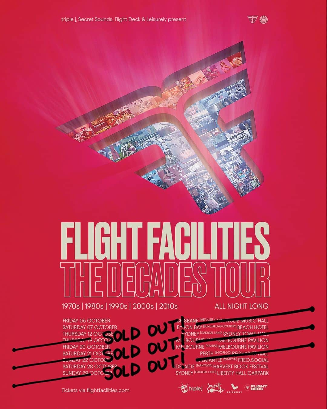 Flight Facilitiesさんのインスタグラム写真 - (Flight FacilitiesInstagram)「Boarding has officially closed for The Decades shows.   See you there time travellers 👩🏼‍🚀🧙🏽」9月21日 17時00分 - flightfac