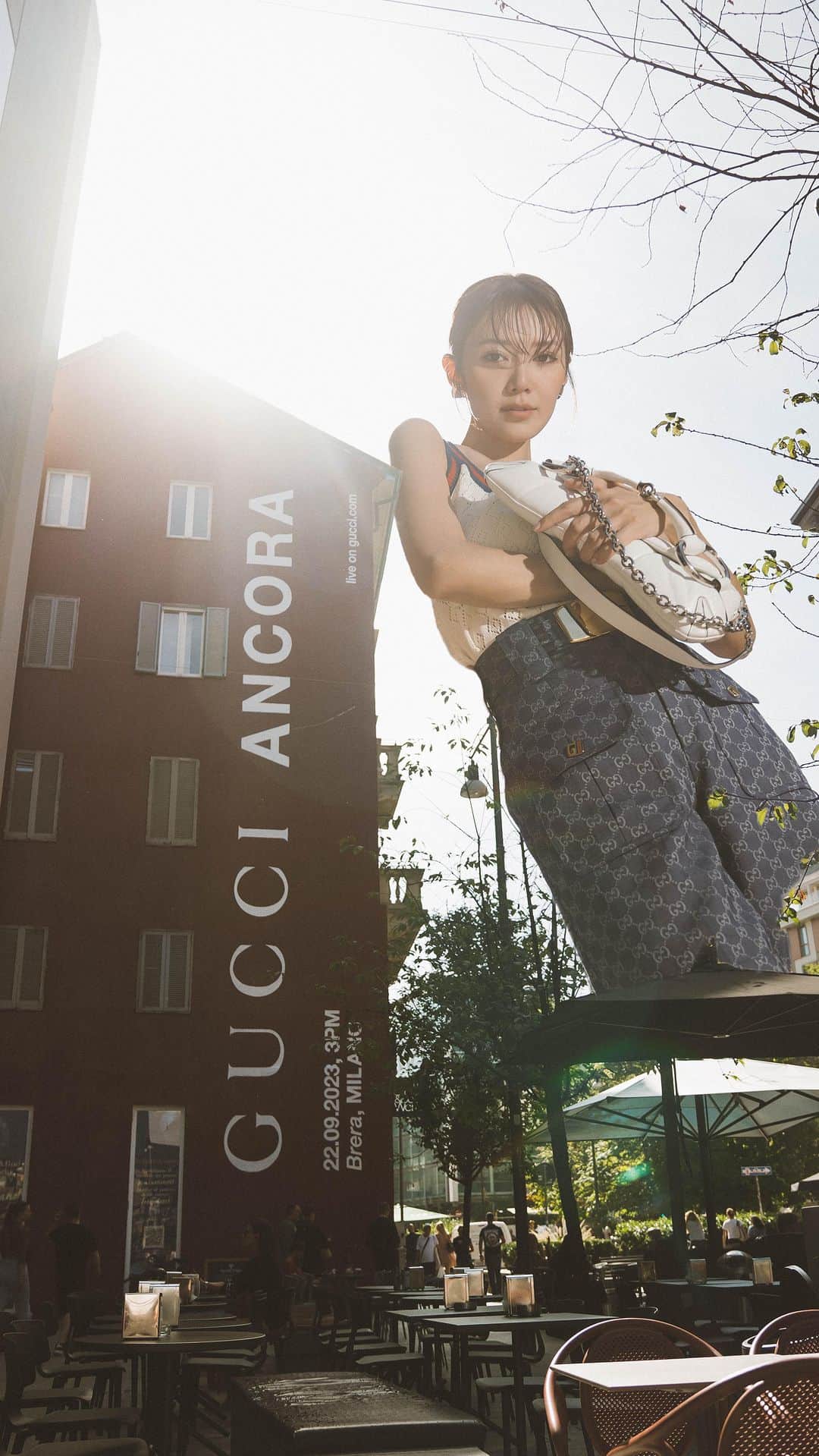 Elva Niのインスタグラム：「Ancora Milano  22sep 15:00 CET 21:00 HKT @gucci #Gucci #GucciHongKong #GucciAncora」