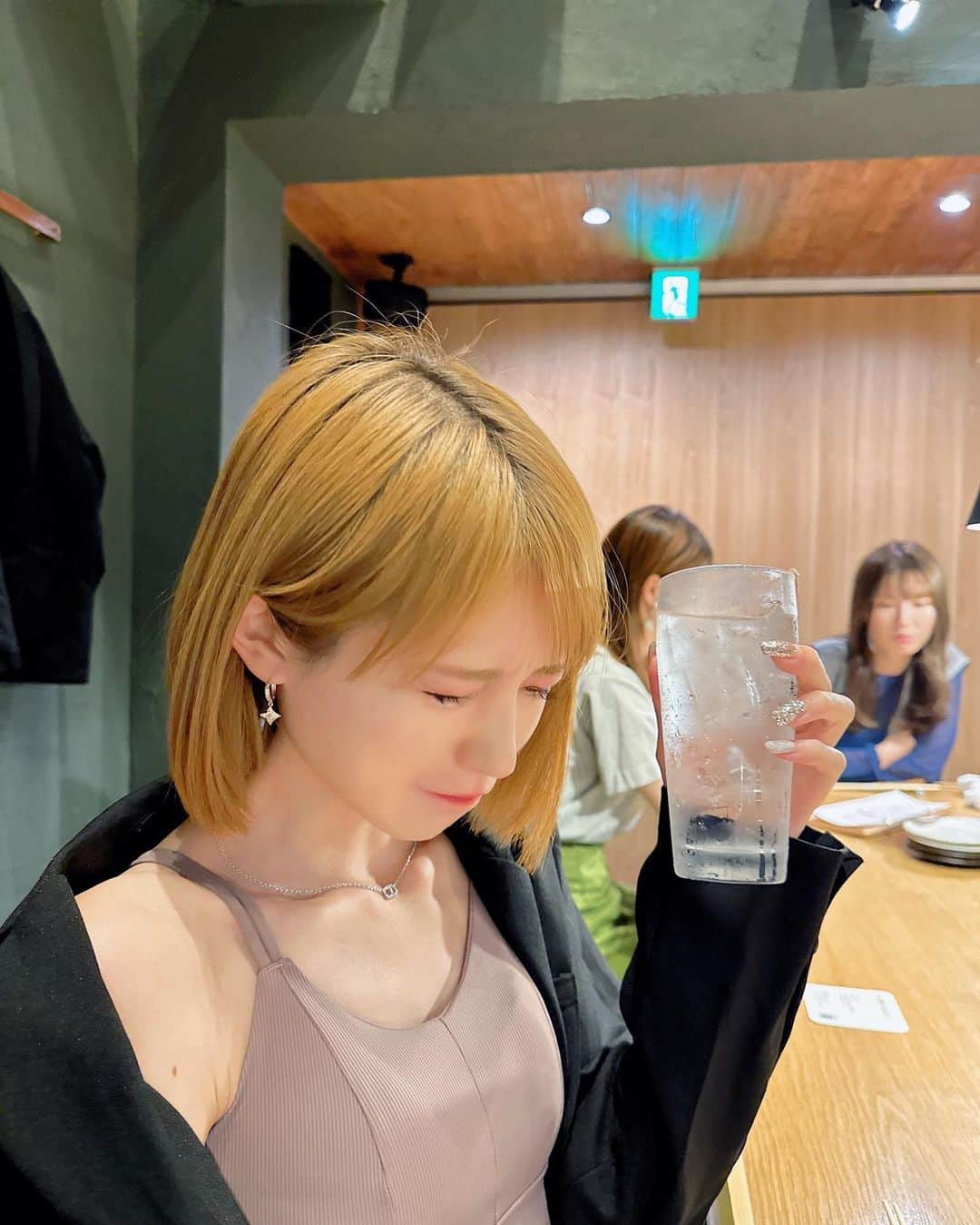 海月らなさんのインスタグラム写真 - (海月らなInstagram)「今月の父と2人ご飯🍶🤍 教育厳しい父だったので幼少期に教えられた ...