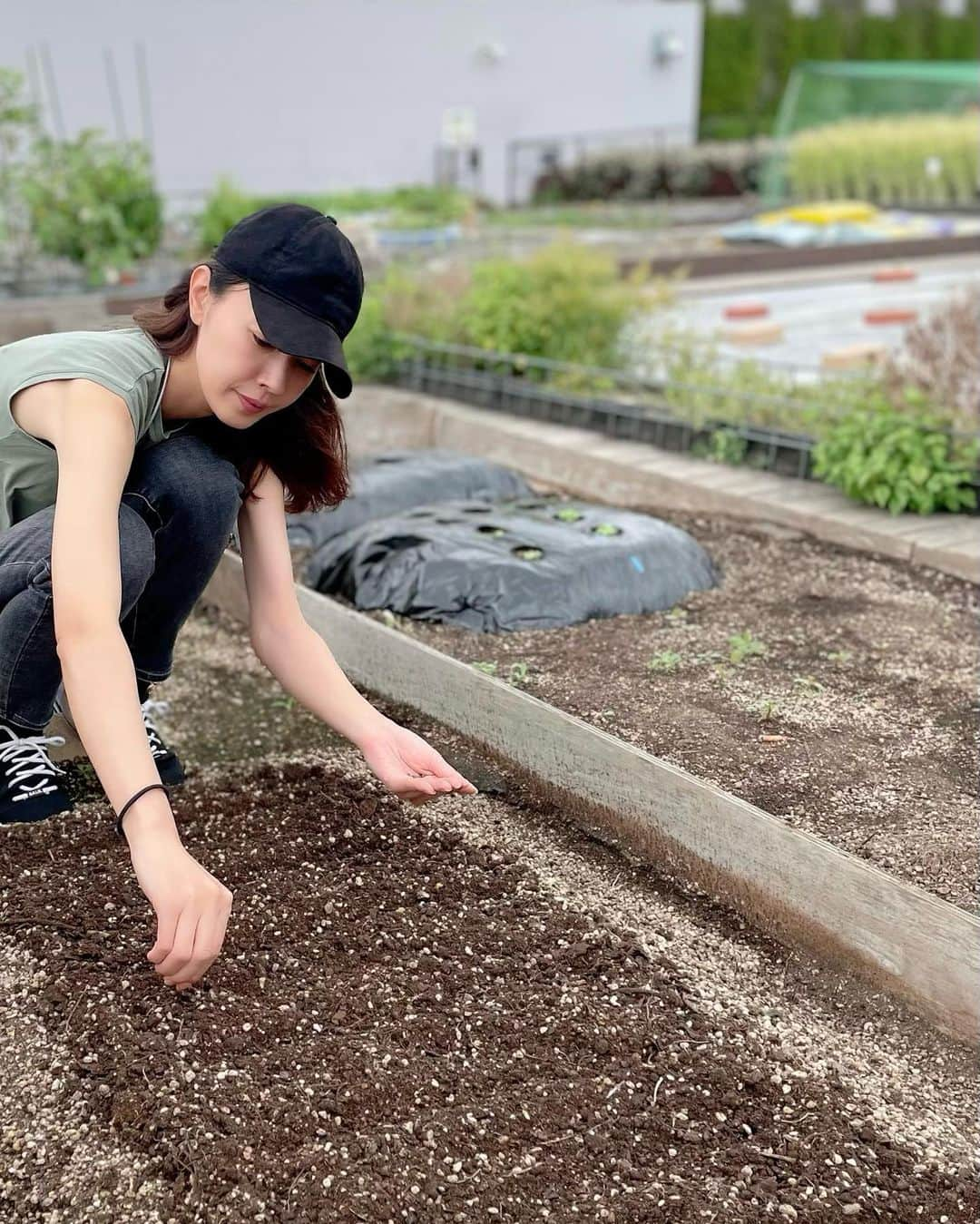 滝沢沙織さんのインスタグラム写真 - (滝沢沙織Instagram)「こんばんは😊✨ 秋のお野菜種蒔き🌱 カブ　二十日大根　春菊　大根など。。。 いっぱい育ってねっ☺️❗️ #滝沢沙織 #都会の農園 @city.farmrooftop  #ダイバーシティ #お野菜種蒔き #秋野菜」9月21日 17時46分 - saori_takizawa.official