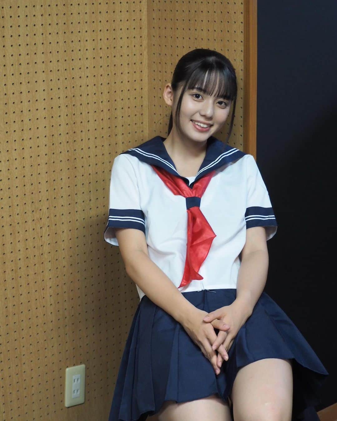 松島かのんさんのインスタグラム写真 - (松島かのんInstagram)「椅子に座ってみたよ🩵 #松島かのん #制コレ22 #準グランプリ ...