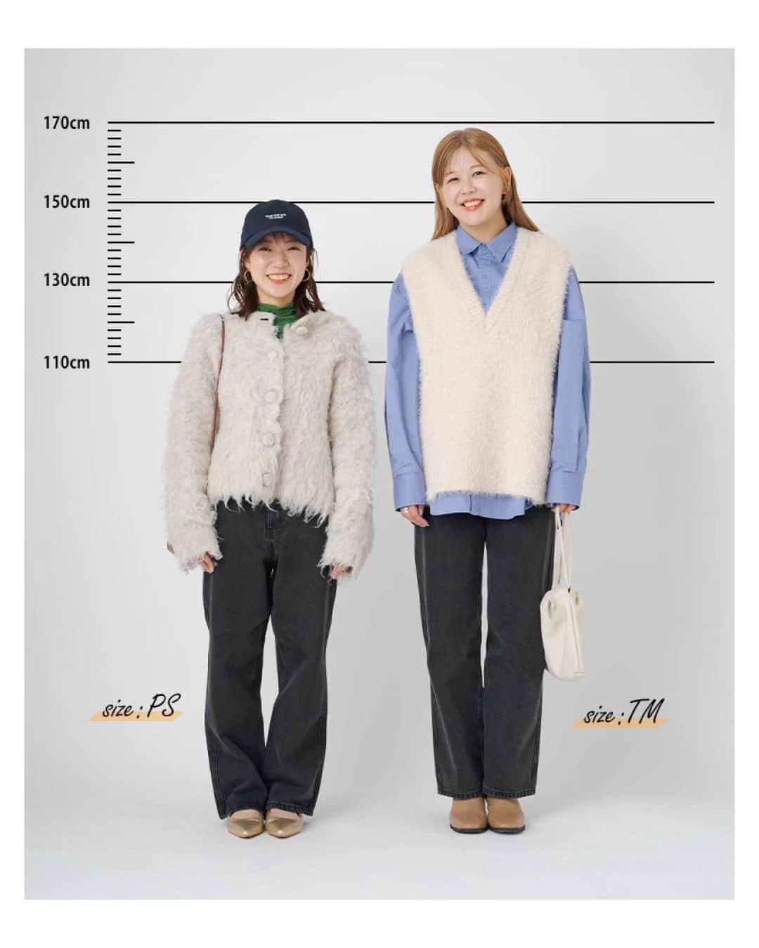 PAL CLOSET(パルクローゼット)さんのインスタグラム写真 - (PAL CLOSET(パルクローゼット)Instagram)「見返すには、【保存】がおすすめ🫶  低身長の方にスタイルよく着ていただけるアイテムに加えて 高身長の方にもバランスよく着ていただけるアイテムもご用意🙆  パルの低身長＆高身長スタッフがそれぞれの身長に合ったサイズのアイテムを 秋→冬のスイッチコーディネートで着こなします🥰  この秋冬は身長のコンプレックスを強みに変えて、おしゃれを楽しんでみませんか？  ----- mystic(ミスティック) 【3サイズ展開】ニットブルゾンワンピースSET ¥15,950（税込）  Discoat(ディスコート) 【低身長～高身長サイズ】USコットンデニムストレートパンツ≪ベストセラー≫ ¥6,600（税込）  Kastane(カスタネ) 【2023AWアイテム/サイズ展開あり】サスペンダー付きベアサロペット ¥8,690（税込）  COLLAGE GALLARDAGALANTE(コラージュ ガリャルダガランテ) 【CanCam掲載】【Q.anos】ブルージュデニム ¥12,100（税込） -----  #パルクロ #パルクローゼット #palcloset #骨格診断 #骨格ウェーブ #骨格ストレート #骨格ナチュラル #骨スト #骨ウェブ #骨ナチュ #垢抜け #垢抜けコーデ #体型カバー #似合う服 #似合う服の選び方 #骨格診断 #お仕事コーデ #20代コーデ #30代コーデ #40代コーデ #50代コーデ #ジャケットコーデ #デートコーデ #高身長コーデ #低身長コーデ #オトナ可愛い #着やせコーデ #大人カジュアル #大人カジュアルコーデ #秋コーデ」9月21日 18時04分 - palcloset_onlinestore