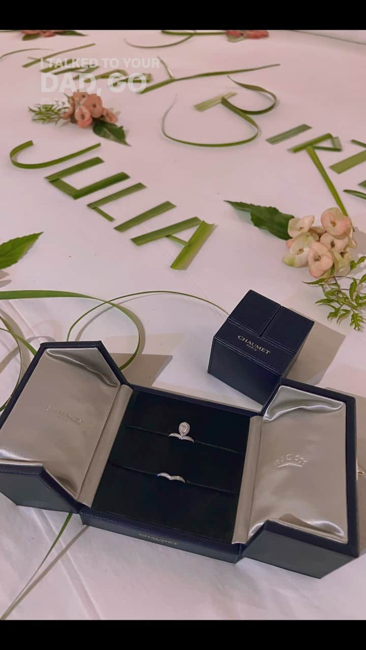 ?????のインスタグラム：「Memory of the propose💍🕯」