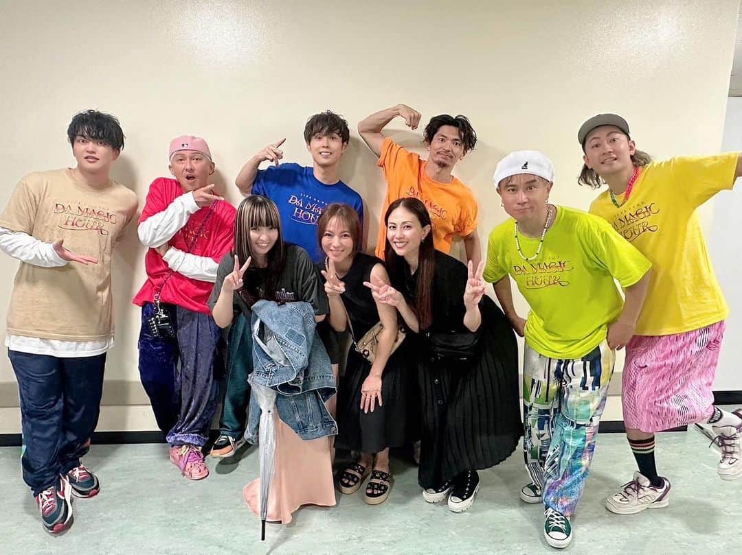 LINAのインスタグラム：「きのうは DA PUMP兄さんの LIVE DA PUMP DA MAGIC HOUR を見に行ってきました♡ 改めて DA PUMPはカッコいい！と痺れた 最高のパフォーマンスでした！！ とにかく楽しくて 我を忘れるほどもりあがったー！ #MAX @dapump_jp」