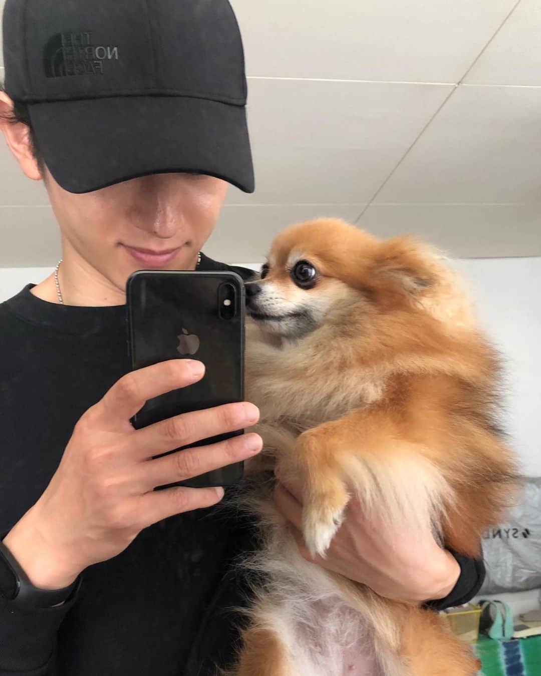 のインスタグラム：「🐶💕」