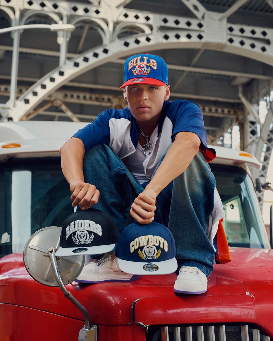 ニューエラ・キャップのインスタグラム：「With NFL Team Establish, there’s no doubt who you’re rooting for. Show off your support in style with these 9FIFTY Snapbacks.」
