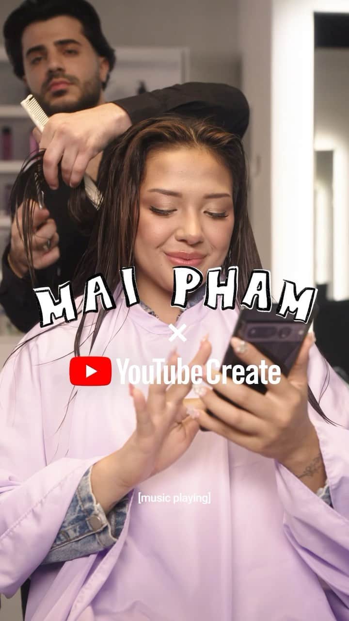 YouTubeのインスタグラム：「meet your new video editing partner, YouTube Create. clean up audio, generate auto captions, and find royalty free music to make your content dreams come true. now available in beta on Android in 8 countries 😎 download it now → https://yt.be/rrBgG #ad」