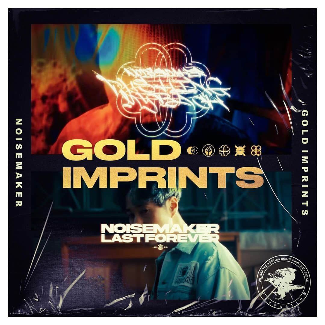 HIDEのインスタグラム：「NOISEMAKER NEW EP 『GOLD IMPRINTS』 Music Video 配信中！  NOISEMAKER Pushing My Back 【Official Music Video】 https://youtu.be/xt_gyQB-aV4  NOISEMAKER LAST FOREVER 【Official Music Video】 https://youtu.be/2dtVTM_vvHI  #NOISEMAKER」