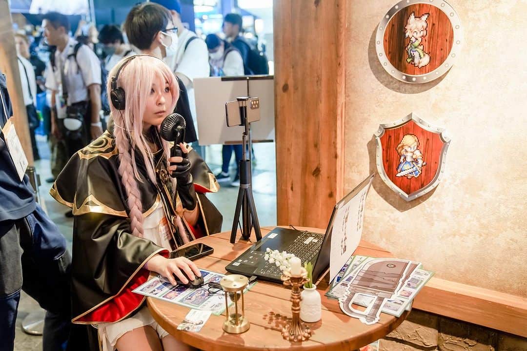 やもはちこさんのインスタグラム写真 - (やもはちこInstagram)「Our first day at #tokyogameshow just whizzed by, and it was an absolute blast meeting all of you! Come be a part of the mystic world of Iria at Hall 2, Booth 2-N14. Chat, game, and let’s have a good time together #swordofconvallaria #trpg #jrpg #turnbasedrpg #rpg #pcgamer #tgs2023 #pcgaming #mobilegaming」9月21日 21時28分 - yamohachiko