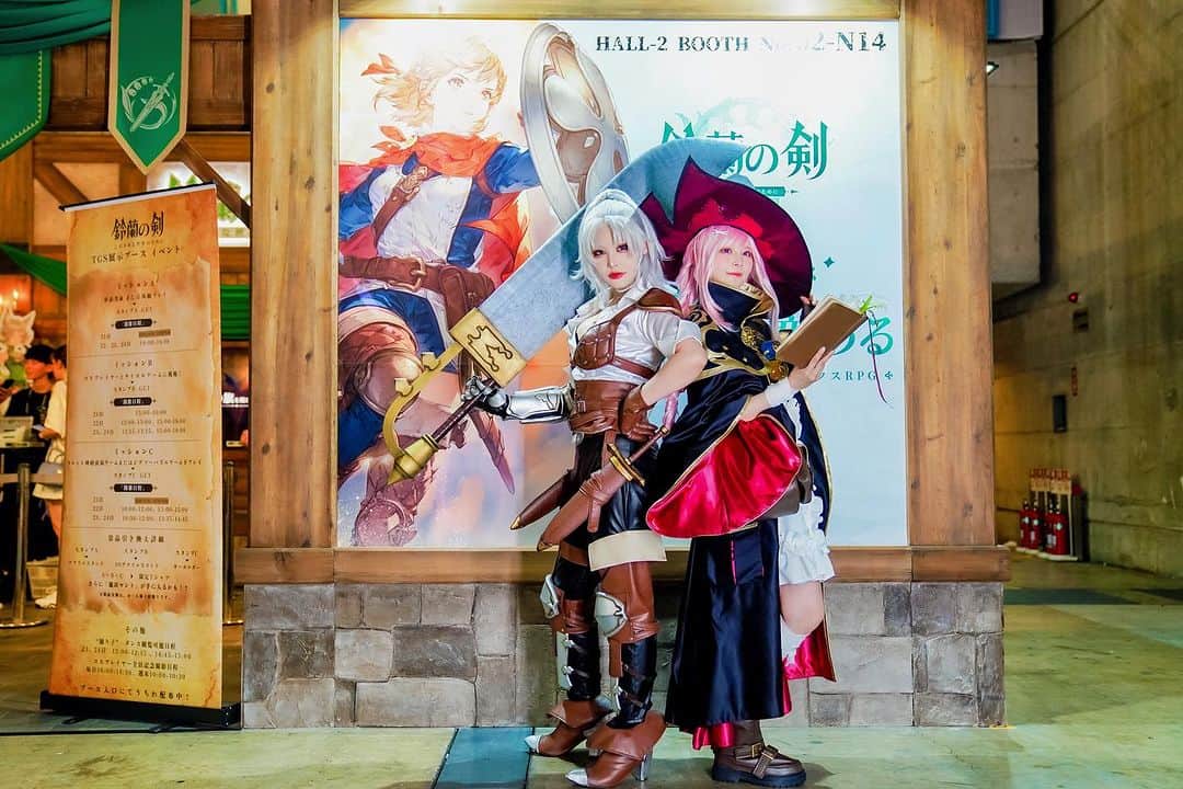 やもはちこさんのインスタグラム写真 - (やもはちこInstagram)「Our first day at #tokyogameshow just whizzed by, and it was an absolute blast meeting all of you! Come be a part of the mystic world of Iria at Hall 2, Booth 2-N14. Chat, game, and let’s have a good time together #swordofconvallaria #trpg #jrpg #turnbasedrpg #rpg #pcgamer #tgs2023 #pcgaming #mobilegaming」9月21日 21時28分 - yamohachiko