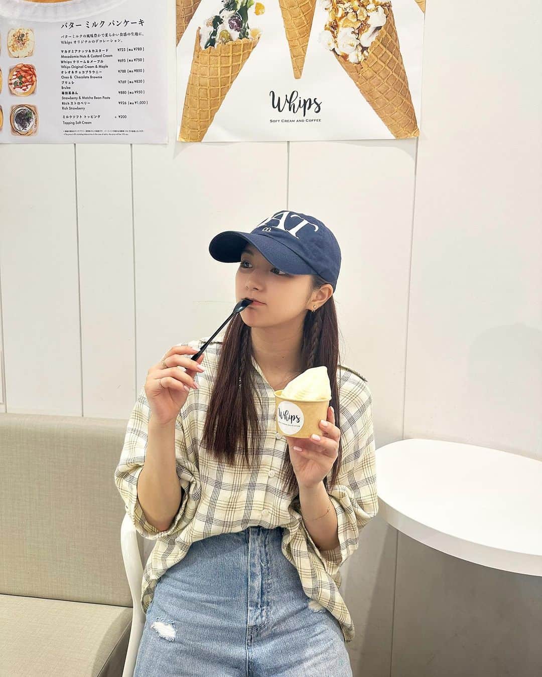 のインスタグラム：「︎ ︎︎︎︎︎☁︎︎ アイスへの愛情が止まらない‪♡⃛」