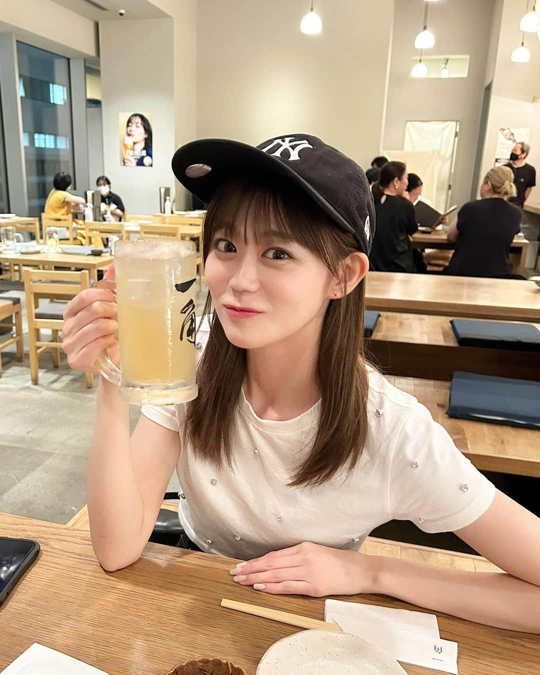 久木田菜々夏のインスタグラム：「ずっと行きたかった一角☺️♡  美味しかったしおしゃだった!!!  #一角」