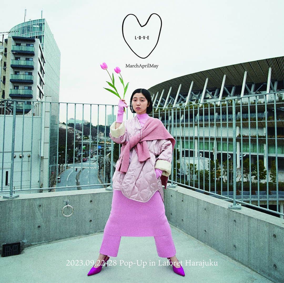 Laforet HARAJUKUのインスタグラム：「【LOVE by MarchAprilMay POP UP STORE｜2023.9.22 (Fri) - 9.28 (Thu)】2F CONTAINER 東京・千駄ヶ谷にあるMarchAprilMayのショップ「LOVE by MarchAprilMay」 心と体と地球に優しいお洋服。ユニセックスウェア「MAY/FOOL」のTシャツも展開。 #ラフォーレ原宿 #ラフォーレ #原宿 #laforetharajuku #laforet #harajuku  #popup #lovebymarchaprilmay」
