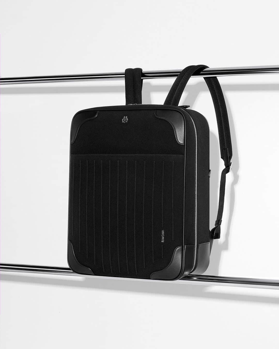 のインスタグラム：「Taking after the iconic design of RIMOWA suitcases with a spacious compartment that opens flat, the new Never Still Travel Backpack sets a new standard for short getaways.  #RIMOWA #RIMOWAneverstill」