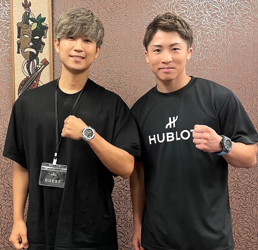 田村大のインスタグラム：「HUBLOT FRIENDS @naoyainoue_410   Special thanks @hublot_japan」