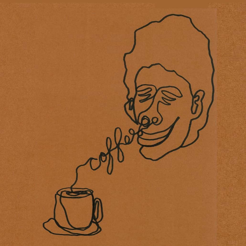 千原ジュニアさんのインスタグラム写真 - (千原ジュニアInstagram)「一筆書きアート。 こんなん書かせて貰いました。  #プレバト #一筆書きアート #coffee」9月21日 23時15分 - chihara_jr