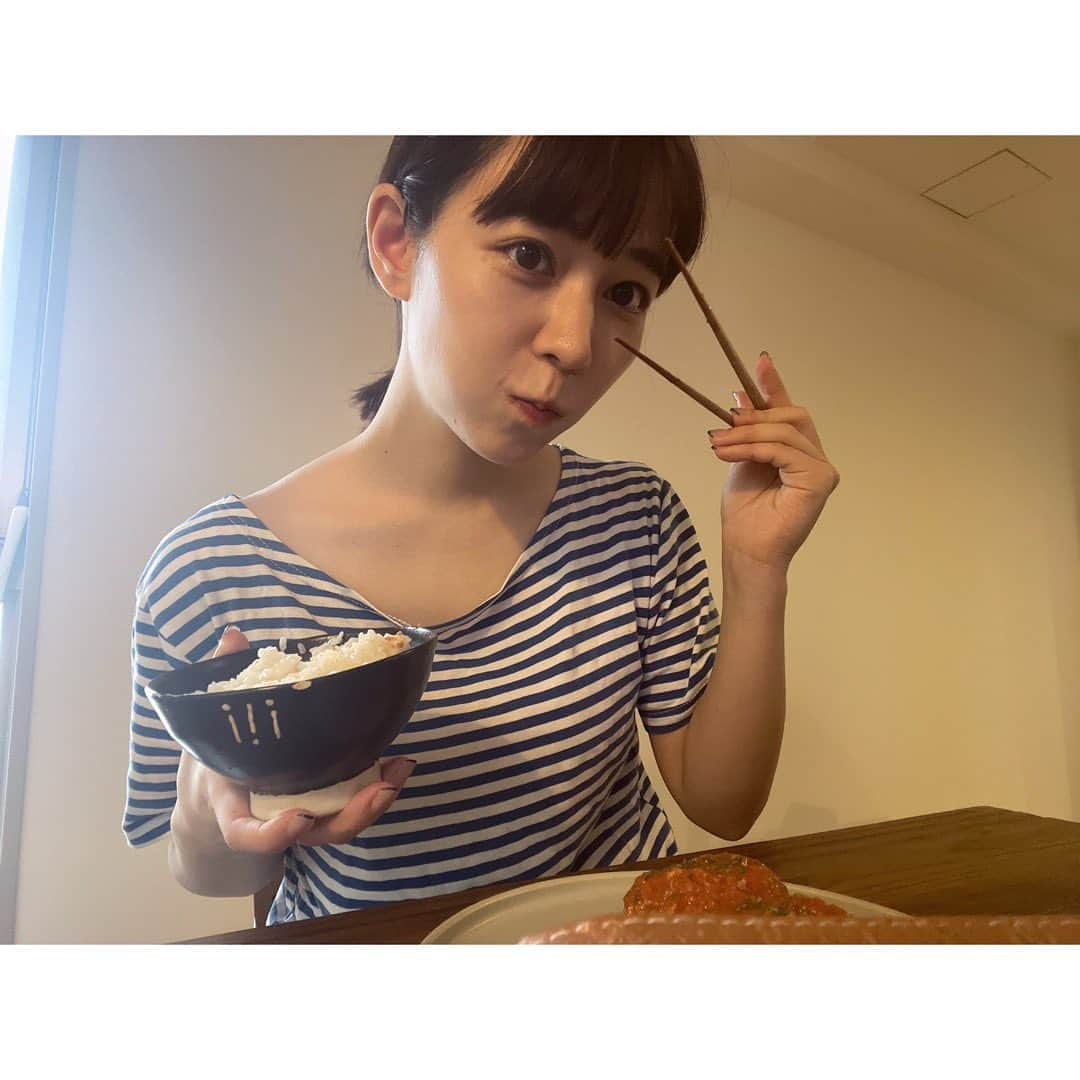 吉谷彩子さんのインスタグラム写真 - (吉谷彩子Instagram)「自分で作って、  自分で美味しくいただく。  はぁ、幸せです。  食べるの大好き☺️」9月21日 23時18分 - ayako_yoshitani