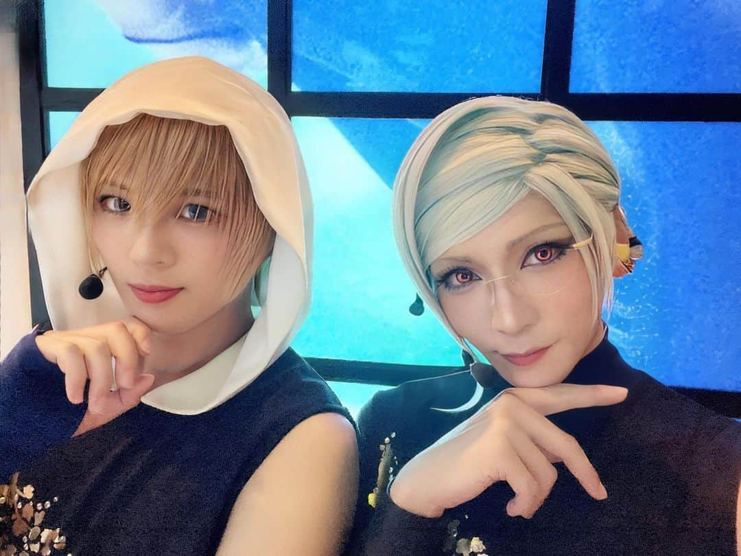 丘山晴己のインスタグラム：「Guest❤️✨with #yamanbagiri   #toukenranbu #suehirogari」