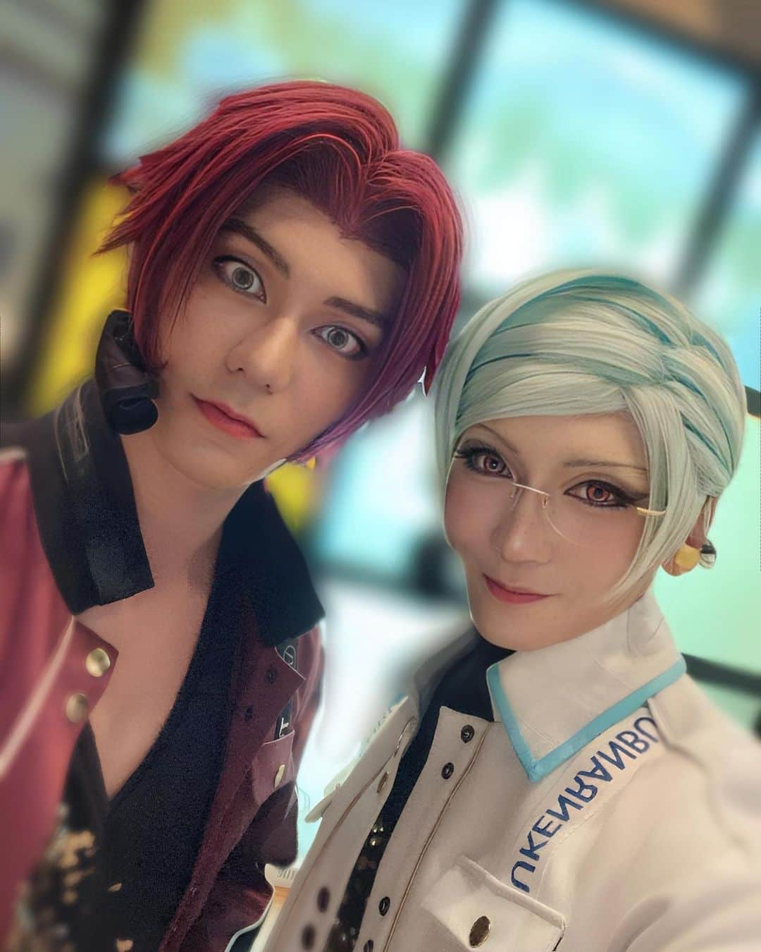 丘山晴己のインスタグラム：「Guest ❤️✨with #tombokiri   #toukenranbu #suehirogari」