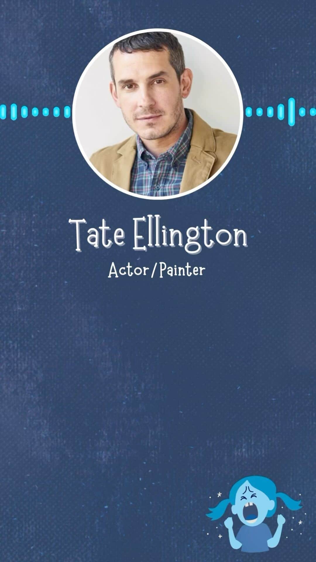 テイト・エリントンのインスタグラム：「Actor/Painter TATE ELLINGTON (Sinister 2, Quantico, The Endless) stops by to discuss anxiety and creativity before joining me for two improvised bedtime stories. Link in bio」