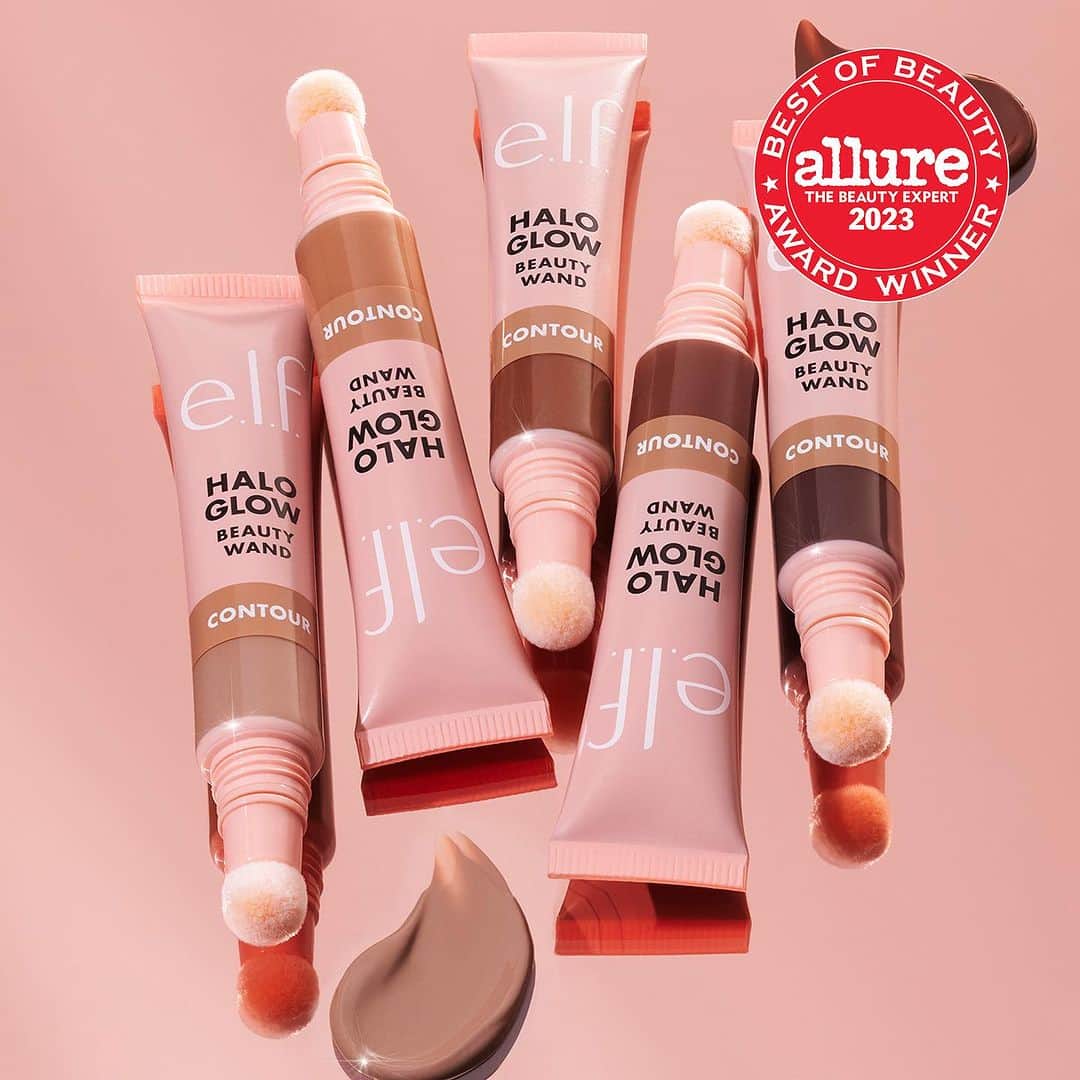 e.l.f.さんのインスタグラム写真 - (e.l.f.Instagram)「🥁 DRUMROLL PLEASE! 🥁 Introducing our 2023 @allure Best of Beauty Award Winners! 🏆🥳  🌟 Halo Glow Contour Wand: A liquid contour wand with a cushion-tip applicator for a radiant, naturally sculpted complexion! 🌟 Liquid Poreless Putty Primer: A silky & lightweight liquid face primer for long-wear makeup application and a poreless-looking complexion! 🌟 Halo Glow Liquid Filter: A multi-purpose, liquid glow booster infused with hydrating ingredients to give your complexion a dewy finish!   Tap to shop these three award-winning products! 🥇  #BestofBeauty #elfcosmetics #eyeslipsface #elfingamazing #crueltyfree #vegan」9月22日 1時07分 - elfcosmetics