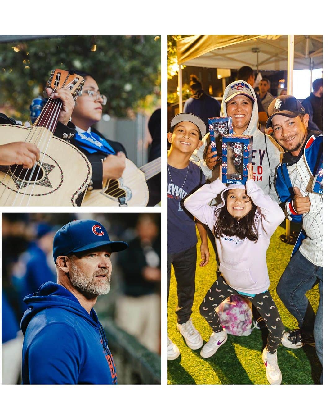 シカゴ・カブスさんのインスタグラム写真 - (シカゴ・カブスInstagram)「Grateful to the Chicago @cubs for the invite to join them for their Hispanic Heritage Celebration! The Cubs were victorious against the Pittsburgh Pirates snapping a 5-game losing streak to win 14-1.   Despite the rain, the night was filled with laughs, music, and celebrations to commemorate the special night. The Gallagher Way hosted mariachi bands, piñatas provided by Dulcelandia Candy Stores, and photo opportunities. Guests were also able to receive a special mariachi bobblehead.   I spoke with Chicago’s own actor @maxarciniega, best known for his roles in Better Call Saul and Bosch before he threw up the night’s first pitch. A lifelong Cubs fan Arciniega reflects on the time his father would take him and his two brothers to games and watch legends like Ryne Sandberg and Shawon Dunston   “It’s a dream come true. Especially for my parents came from Mexico and had three kids, we all got into the arts, to be able to make a living and allow the work that we've done to be recognized by the city and the Cubs. For my parents to be here, it's a dream come true,” Arciniega shared.   Chicago @miriampaz_91 curated the perfect playlist for the night. She was joined by Latino Chicago influencers who danced the night away to Miriam’s fire playlist.   The Latino culture is a colorful, dynamic, and vibrant force that shapes our shared identity. It has produced remarkable leaders, artists, and thinkers, bridging diverse communities and reminding us of our interconnectedness. Latino heritage is a living testament to the richness of a culture, a legacy that enriches us all.  Honored and thrilled to be part of the Chicago Cubs' Hispanic Heritage Celebration, capturing some moments of the night through my lens.  #HispanicHeritageCelebration #HispanicHeritage #ChicagoCubs」9月22日 1時16分 - cubs