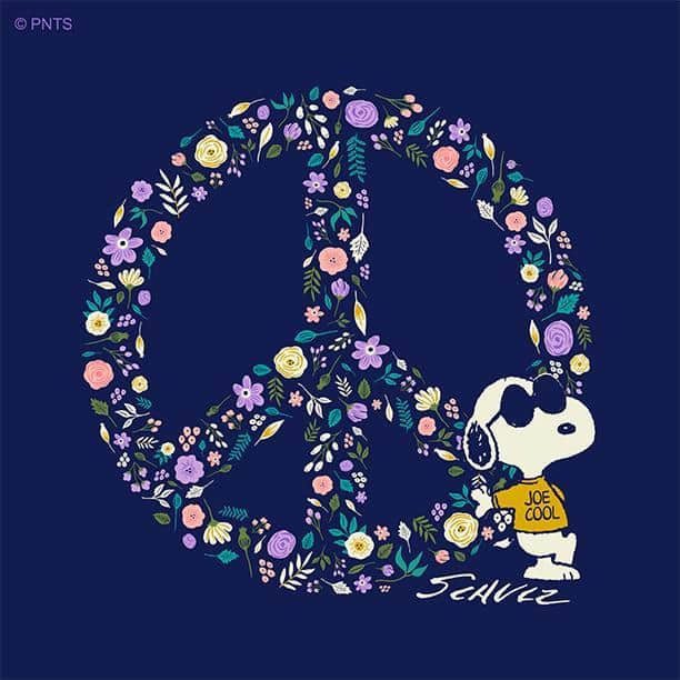 スヌーピーのインスタグラム：「Be peaceful」
