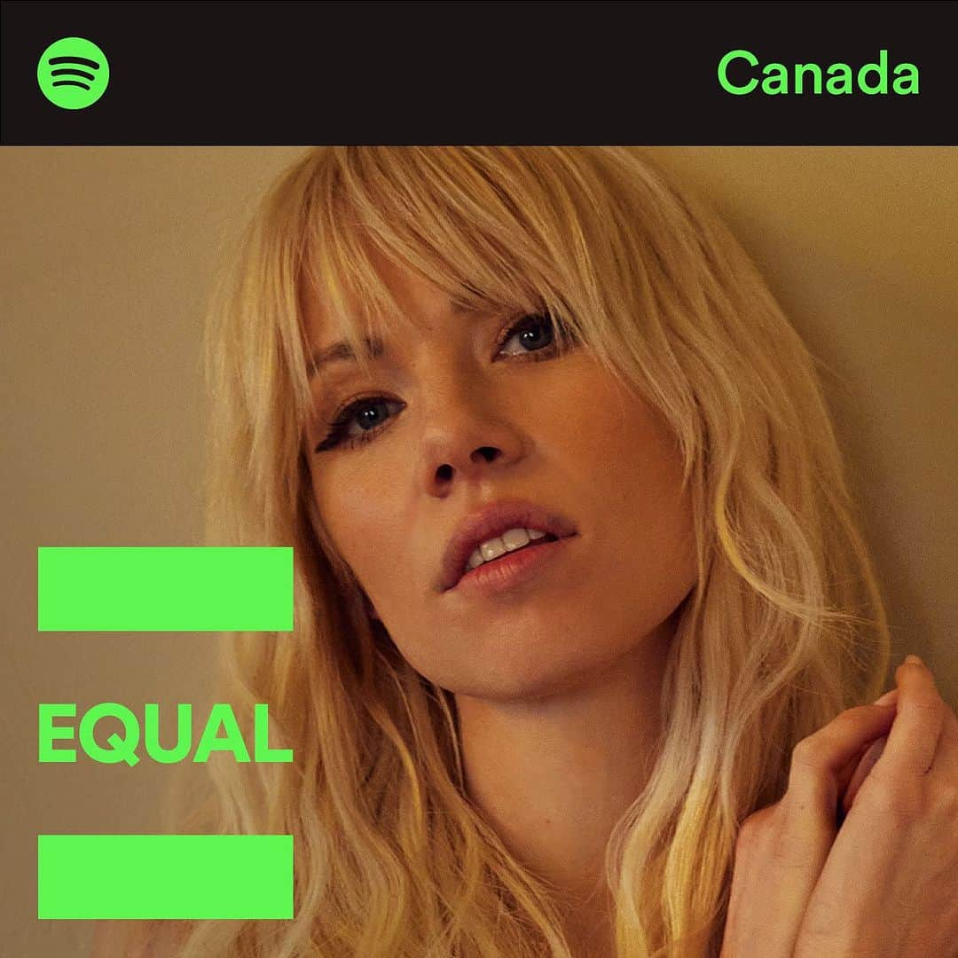 カーリー・レイ・ジェプセンのインスタグラム：「So honoured to be Spotify Canada’s Equal Ambassador this month (following one of my true icons @shaniatwain’s footsteps. Let’s go girls!). I’m looking forward to seeing more women in all the roles the music industry has to offer, including mixers, engineers, producers, managers, executive positions and beyond! Listen to the EQUAL playlist at the link in bio. It’s some good music from some pretty badass women.  #SpotifyEqual」