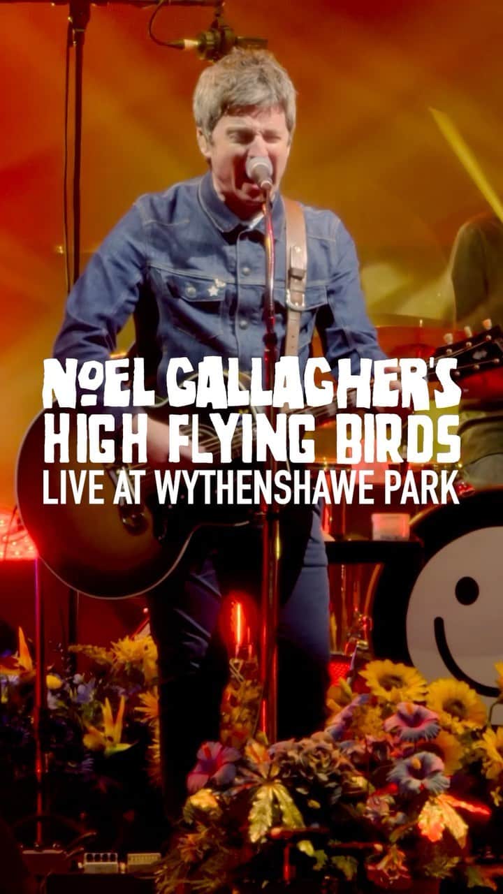 のインスタグラム：「🚨AVAILABLE NOW!🚨 You can now stream Noel Gallagher’s High Flying Birds’ epic, sold-out homecoming show at Manchester’s Wythenshawe Park, in cinematic 4K UHD with Dolby Vision and Dolby. Link in bio.」